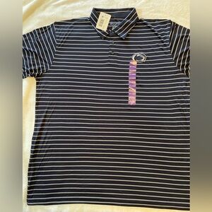 COPY - NWT Penn State Polo, Navy Striped  Men’s 2XL XXL Champion Brand
